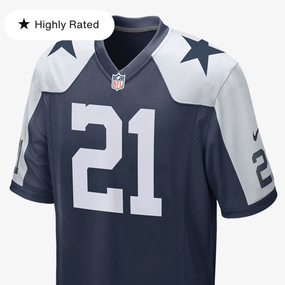 {NFL} Nike Ezekiel Elliot Cowboys Jersey